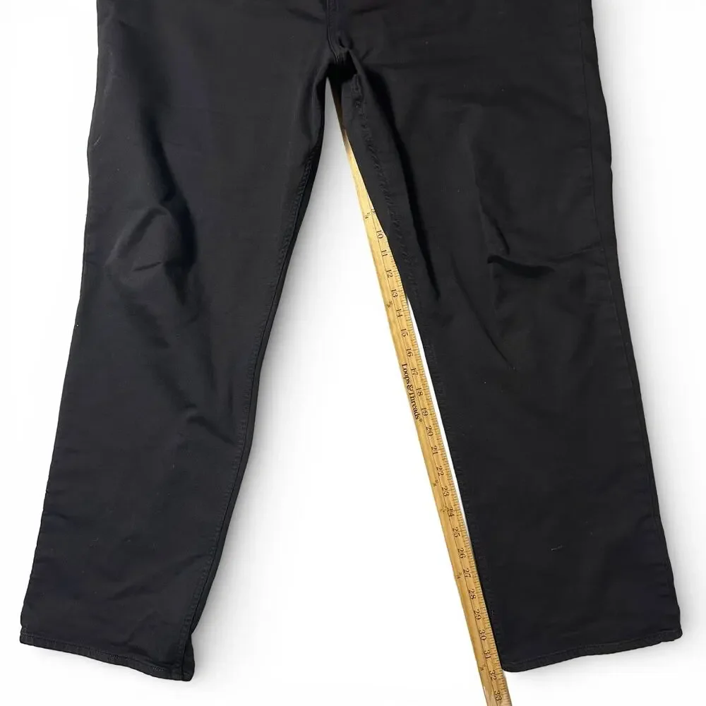 Banana Republic Traveler Pants Mens Actual Size 41x32 Black Slim Chino